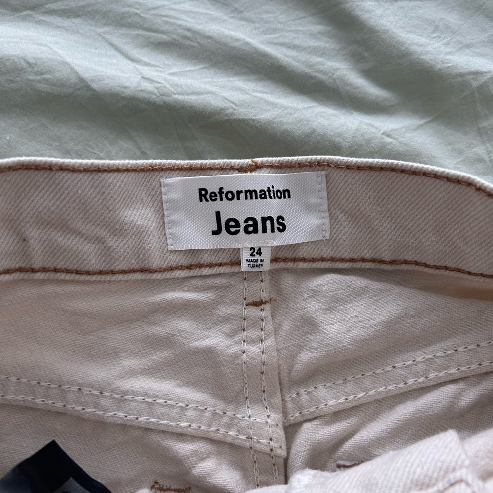 Reformation Cynthia High Rise Straight Jeans - Picture 2 of 10